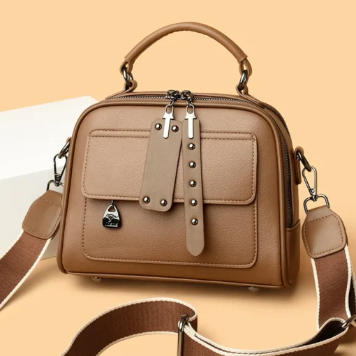 High Quality Small Square Bag Spring/summer 2025 New Women's Large Capacity Handbag Fashionable Commuting Shoulder Crossbody Bag - Image 4