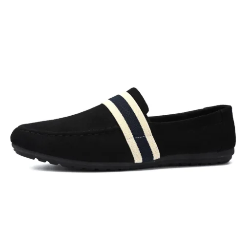 Men Shoes Black Blue Loafers Slip on Male Footwear Adulto Driving Moccasin Soft Comfortable Casual Shoes Men Sneakers Flats - Image 5