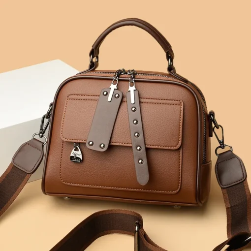 High Quality Small Square Bag Spring/summer 2025 New Women's Large Capacity Handbag Fashionable Commuting Shoulder Crossbody Bag - Image 6